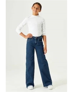 Широкие джинсы "Annemay", для ДЕВОЧЕК, цвет Dark Used Garcia