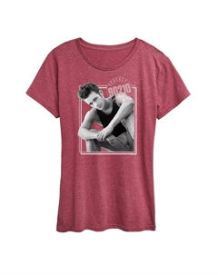 Женская футболка с рисунком Dylan Hero, темно-красный Licensed character