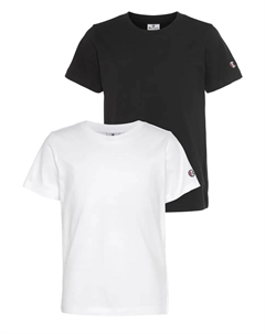 Футболка "Классические футболки с круглым вырезом из двух пар - для детей", белый Champion