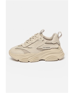 Кроссовки Possession с сетчатыми вставками, бежевый Steve madden