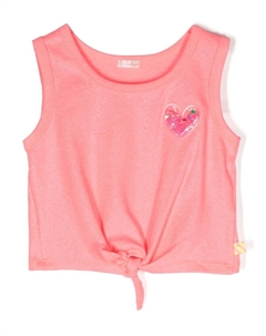 Топ с аппликацией, розовый Billieblush