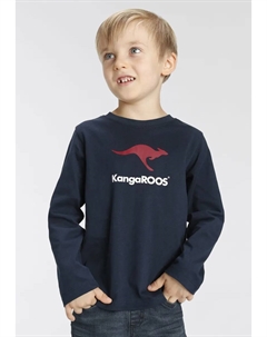 Рубашка с длинными рукавами "для маленьких мальчиков", синий Kangaroos