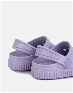 Сабо для девочек со съемной удобной стелькой и ремешком на пятке, цвет Lila Igor