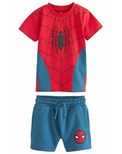 Шорты T-SHIRT AND SHORTS LICENSE SET, цвет spider man red blue Next