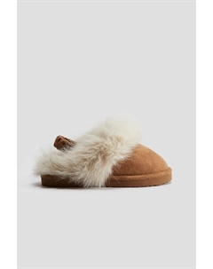 Тапочки с флисовой подкладкой, бежевый H&m