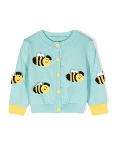 Кардиган Bee в технике кроше, синий Stella mccartney kids