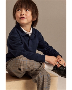 Толстовка с воротником, синий H&m