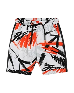 Шорты с модным рисунком и манжетами, цвет Weiß-Mehrfarbig Gulliver