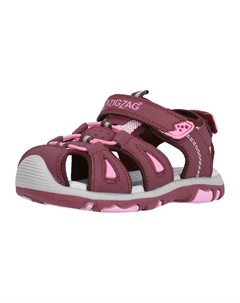 Сандалии "Sinmel" в спортивном дизайне, красный Zigzag