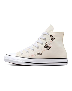 Chuck Taylor All Star High GS «Бабочки», кеды, кремовый Converse