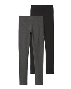 Леггинсы "NKFVIVIAN 2P LEGGING L NOOS", серый Name it