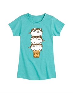 Футболка Kawaii с мороженым для девочек 7–16 лет, синий Licensed character