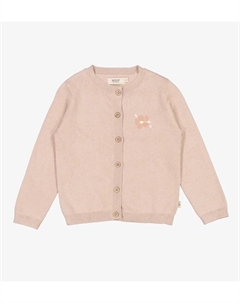 Кардиган Mit Handstickerei, светло-розовый Wheat