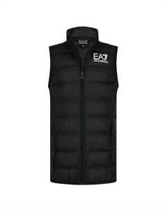 Пуховик без рукавов стандартного кроя, черный Ea7