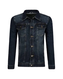 Джинсовая куртка стандартного кроя, синий Guess