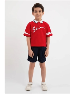 Шорты с регулируемым поясом, синий Gulliver