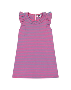 Платье с рюшами и рукавами Colette, розовый Busy bees