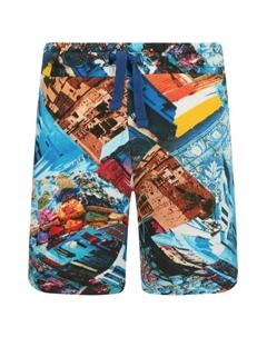 Шорты стандартного кроя, мультиколор Guess