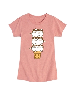 Футболка Kawaii с мороженым для девочек 7–16 лет, розовый Licensed character