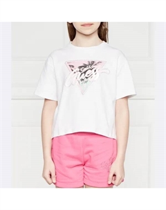 Футболка стандартного кроя, белый Guess