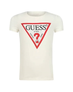 Футболка стандартного кроя, белый Guess