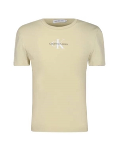 Футболка стандартного кроя, зеленый Calvin klein