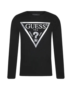 Блузка стандартного кроя, черный Guess