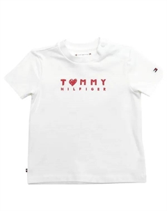 Футболка стандартного кроя ко Дню святого Валентина, белый Tommy hilfiger