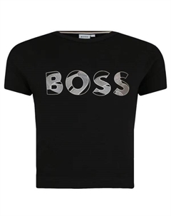 Футболка стандартного кроя, черный Boss