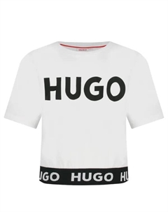 Футболка стандартного кроя, белый Hugo