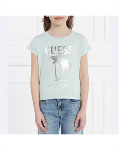 Футболка стандартного кроя, зеленый Guess