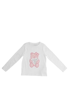 Блузка стандартного кроя, белый Guess