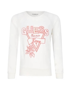 Толстовка обычного кроя, белый Guess