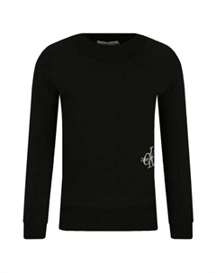 Толстовка обычного кроя, черный Calvin klein