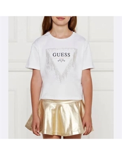 Футболка стандартного кроя, белый Guess