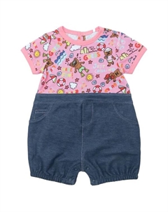 Боди стандартной формы, розовый Guess