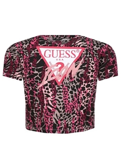 Футболка стандартного кроя, розовый Guess