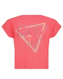 Футболка стандартного кроя, розовый Guess