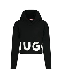 Укороченная толстовка, черный Hugo