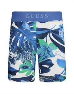 Велосипедные шорты узкого кроя, синий Guess