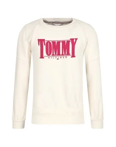Толстовка обычного кроя, бежевый Tommy hilfiger