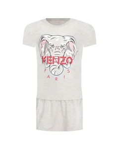 Платье, серый Kenzo kids