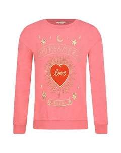 Толстовка обычного кроя, розовый Guess