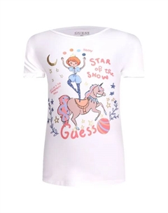 Футболка стандартного кроя, белый Guess