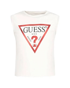 Укороченная футболка, белый Guess