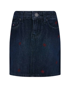 Юбка, синий Tommy hilfiger