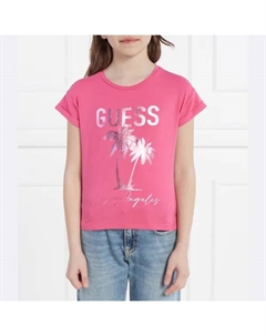 Футболка стандартного кроя, розовый Guess