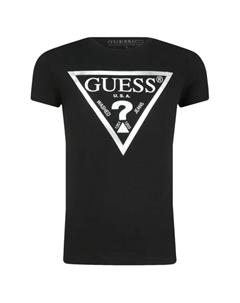 Футболка стандартного кроя, черный Guess
