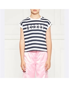 Футболка свободного кроя, белый Guess