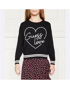 Свитер оверсайз, черный Guess